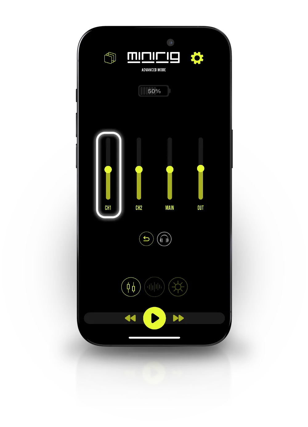 App left chanel mixer