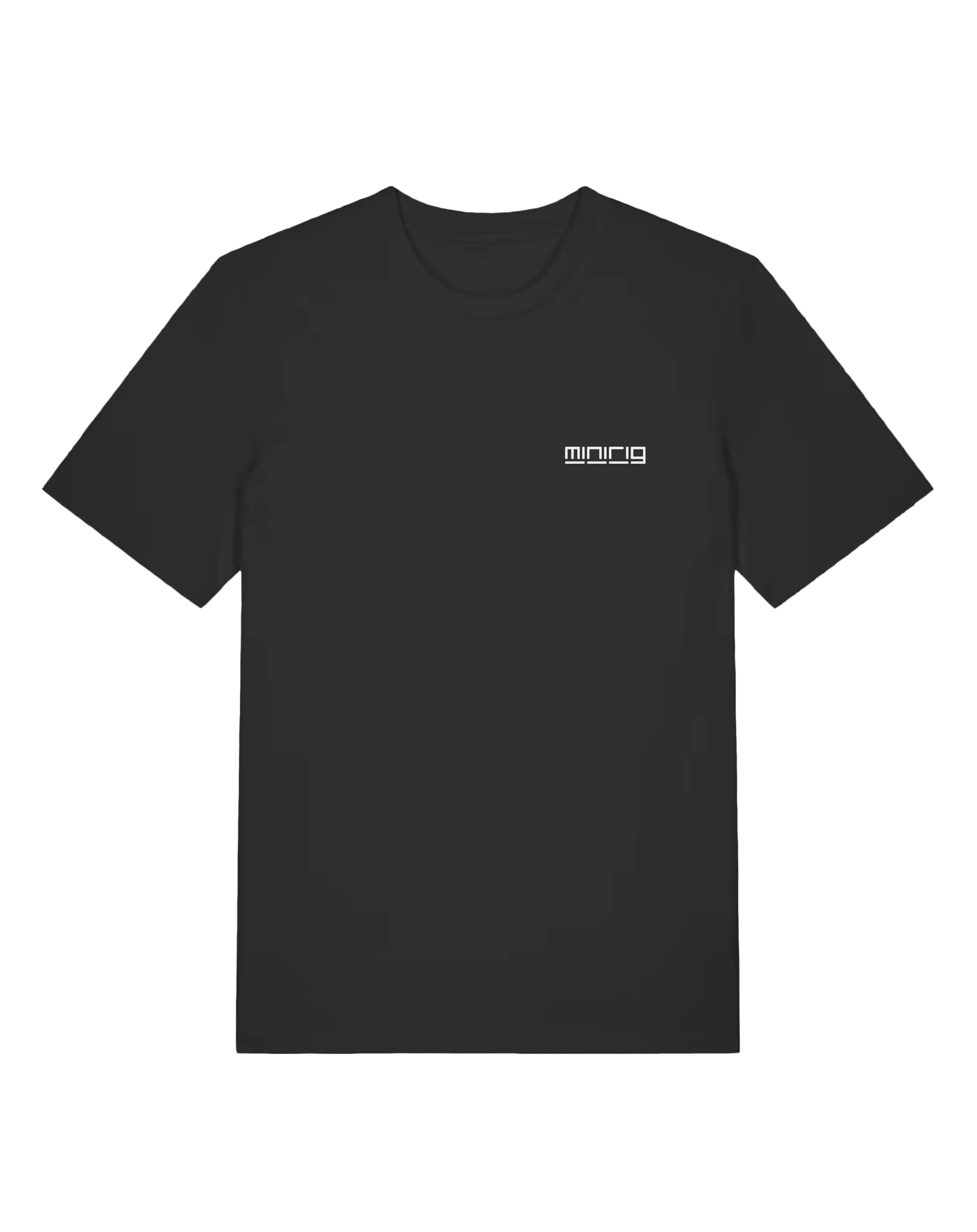 Minirig Wavey Tee Black - Front