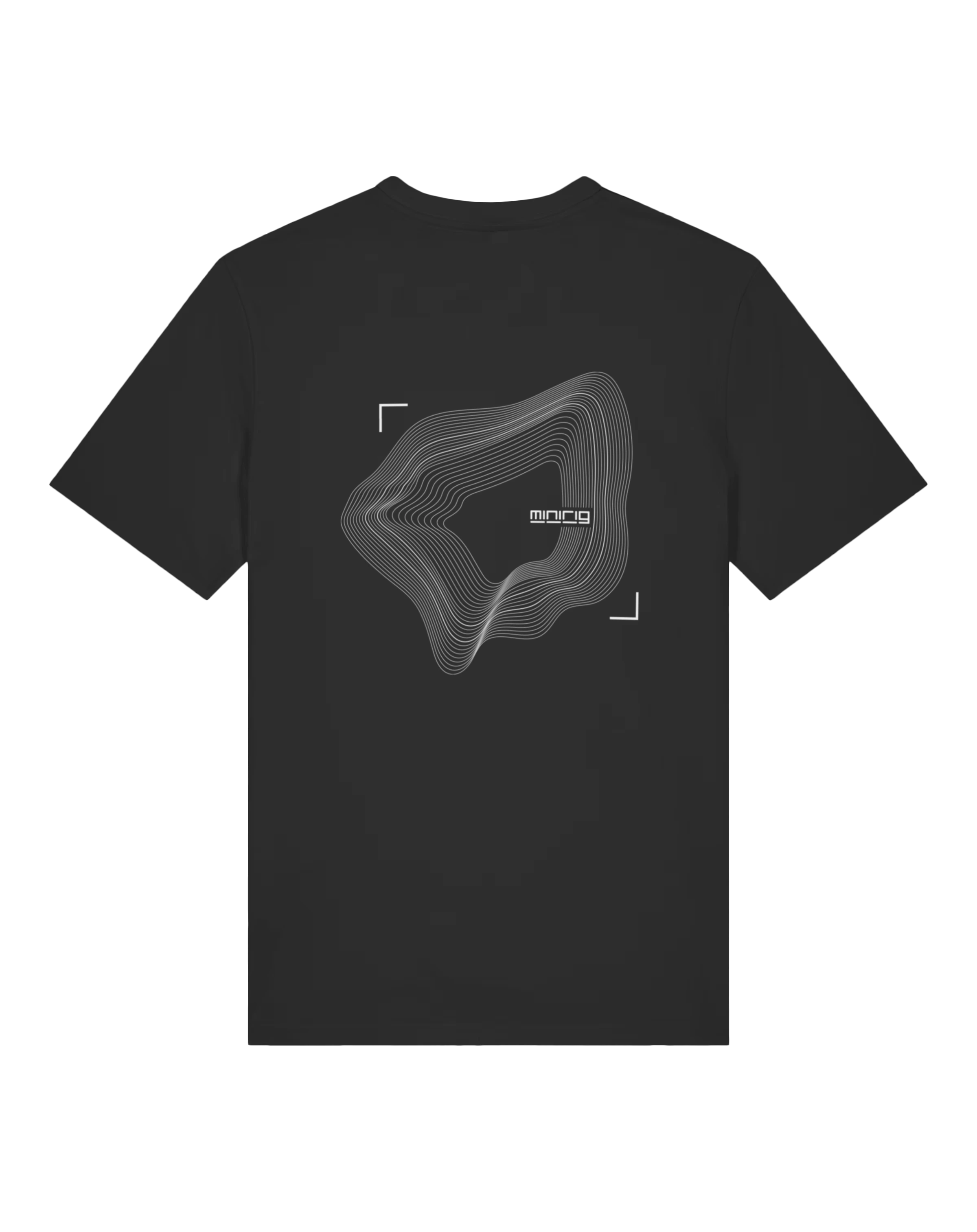 Minirig Wavey Tee Black - Back