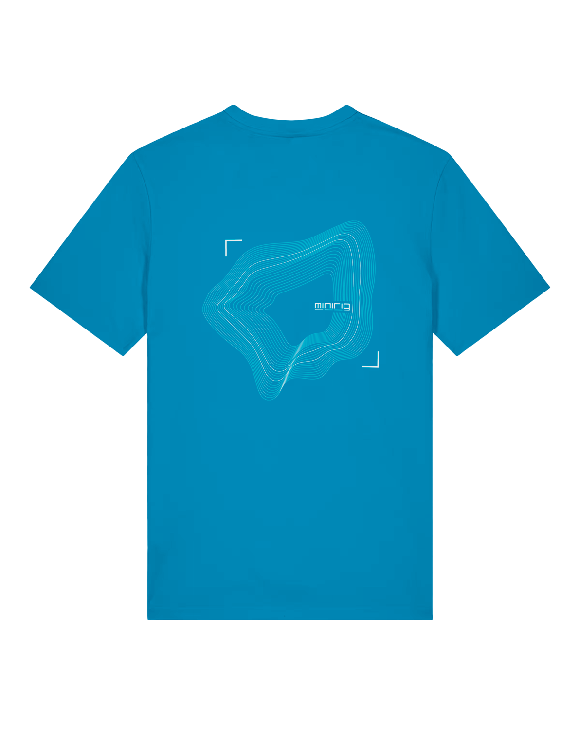 Minirig Wavey Tee Sapphire Back