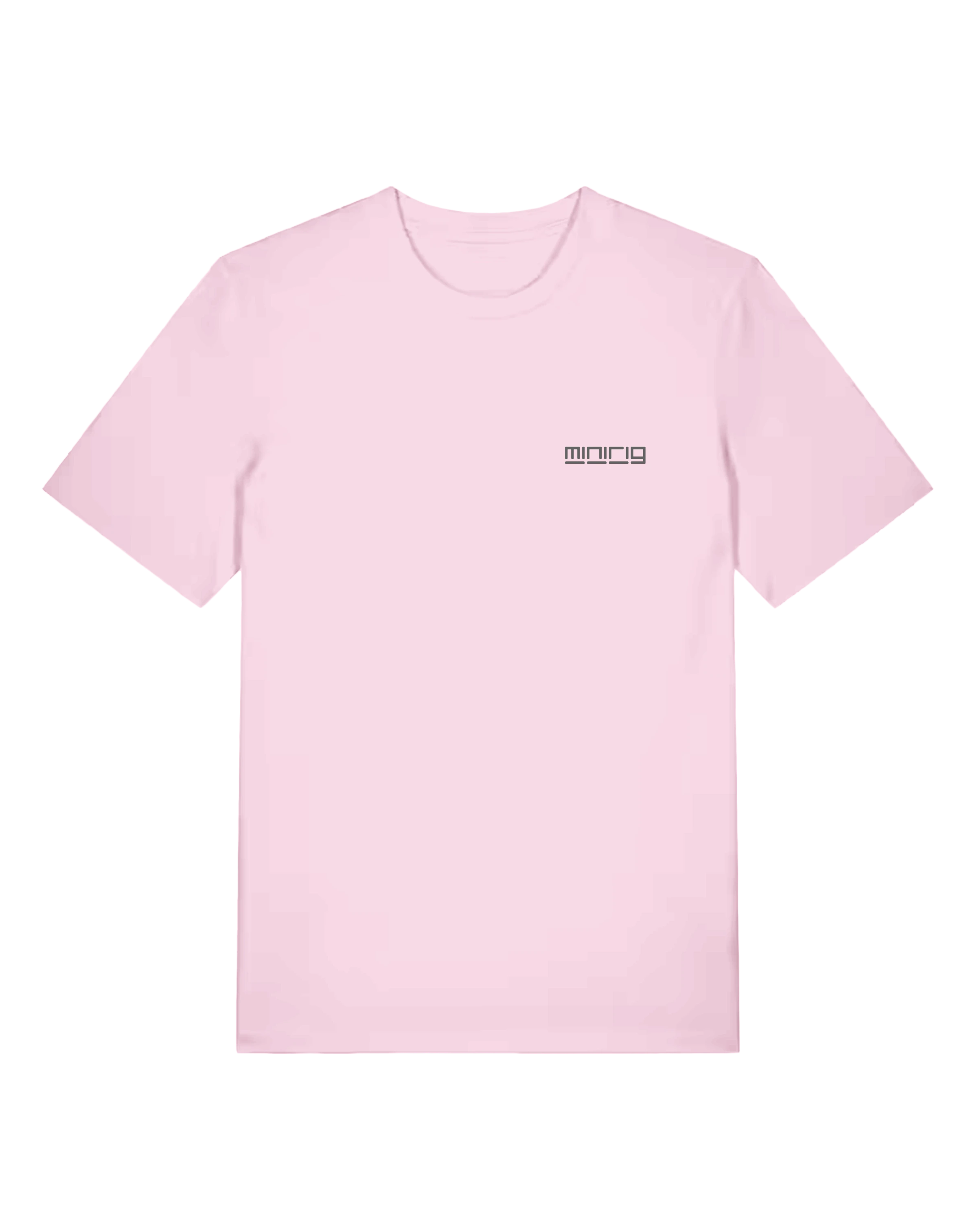 Minirig Wavey Pink Tee Shirt Front