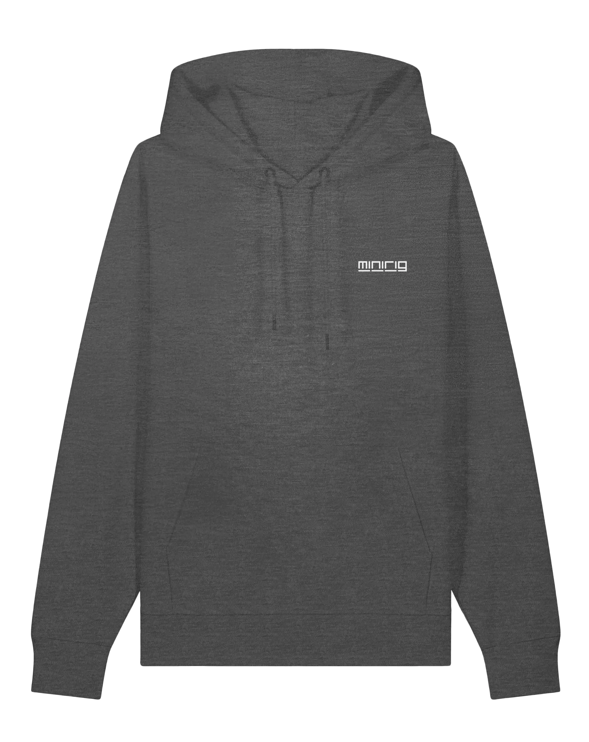 Minirig Explosion Heather Grey Hoodie Front