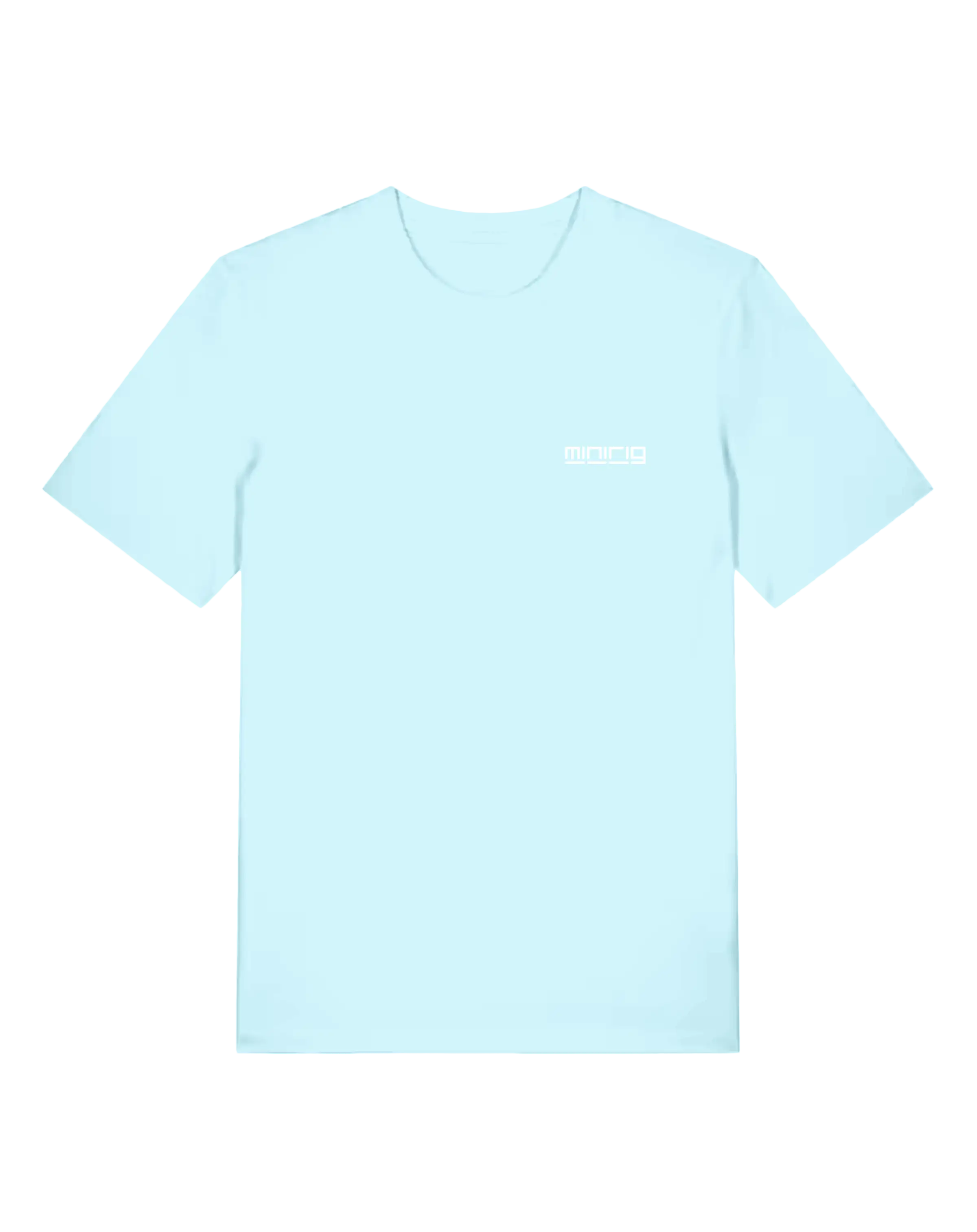 Minirig Explosion Tee Carolina Blue - Front