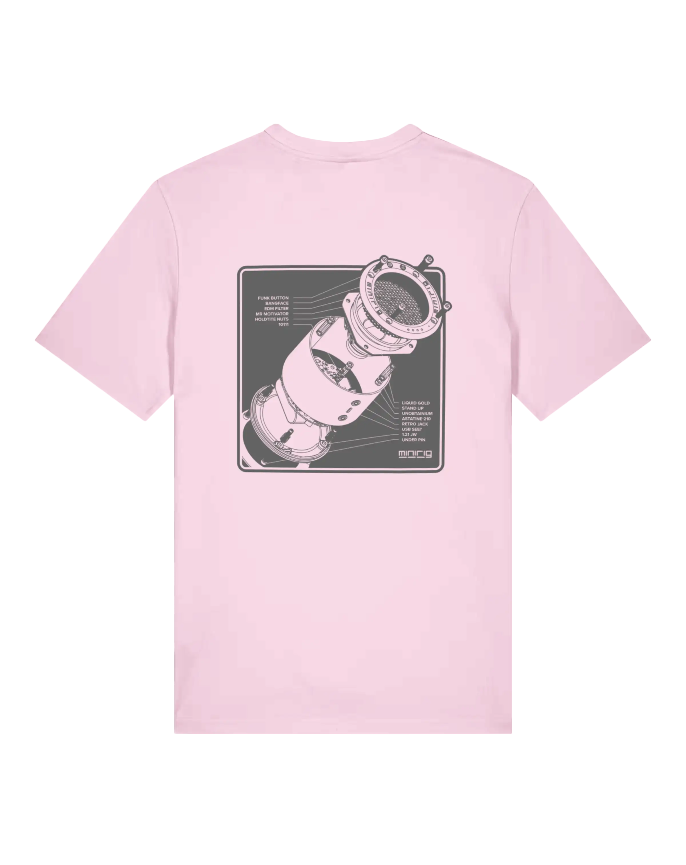 Minirig Explosion Tee Pink - Back