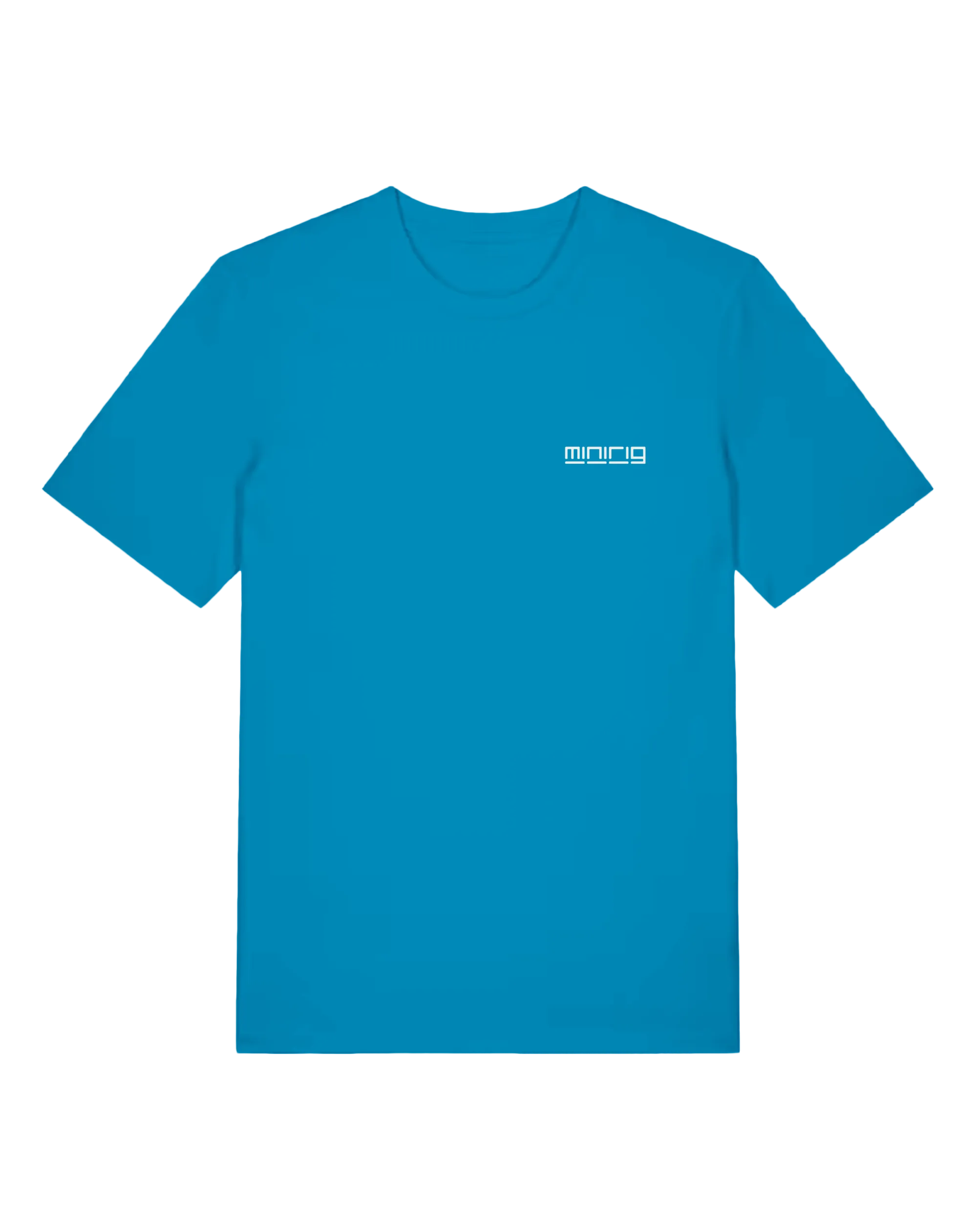 Minirig Ravey Tee Carolina Blue - Front