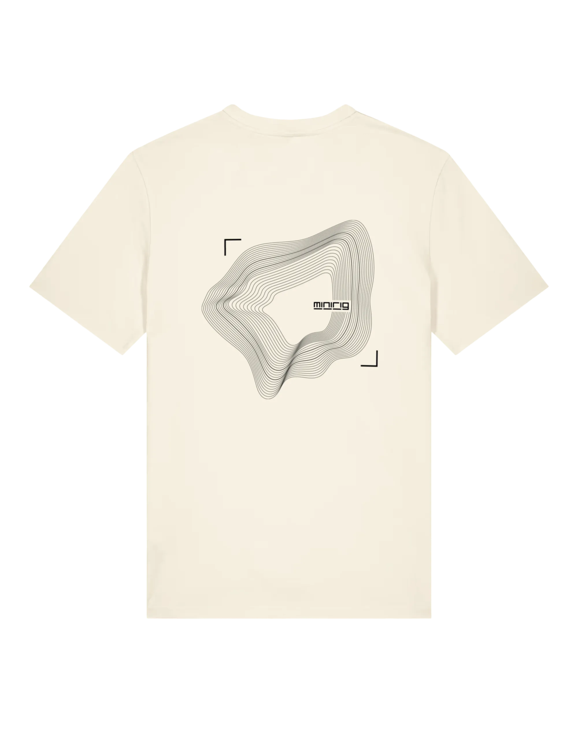 Minirig Wavey Tee Cream - Back