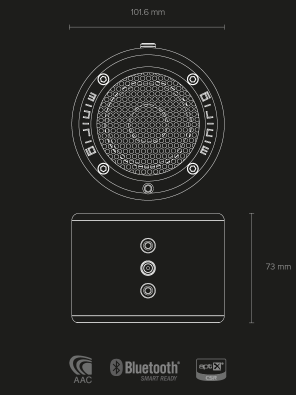 minirig 2 portable rechargeable bluetooth speaker