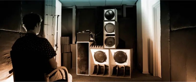 Speaker testing at Minirig HQ