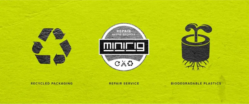 Recycled Packaging, Repair Service, Bio plastics