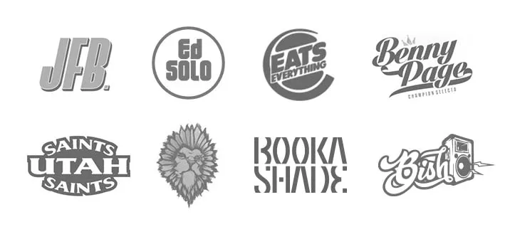 JFB, Ed Solo, Eats, Benny Page, Utah Saints, Jinx in Dub, Booka Shake, Bish