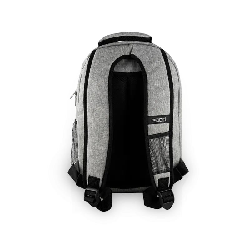 Grey Rucksack back