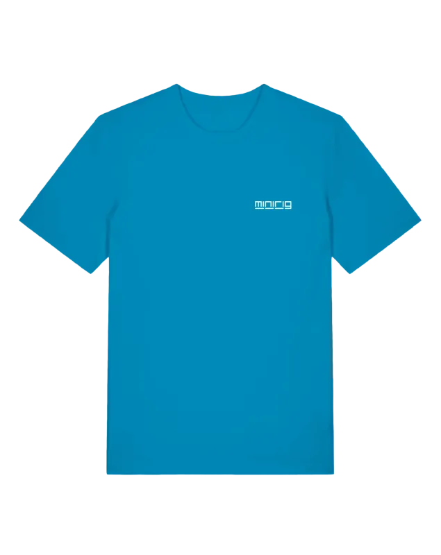 Minirig Explosion Saphire Blue Tee Shirt Back