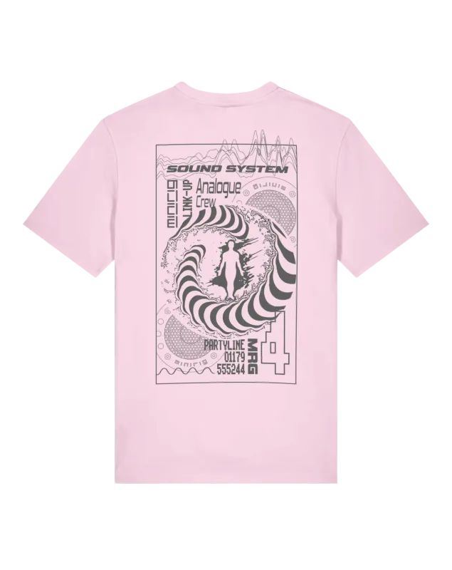 Minirig Ravey Pink Tee Shirt Back