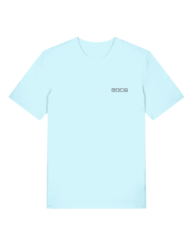 Minirig Tee Light Blue Front