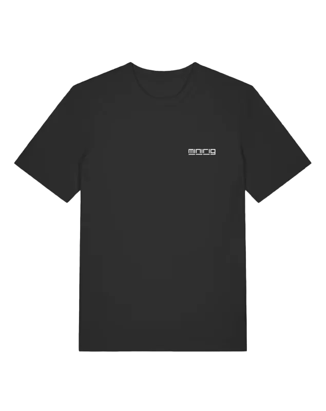 Minirig Wavey Tee Black - Front