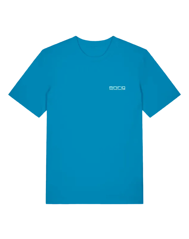 Minirig Wavey Tee Sapphire Front