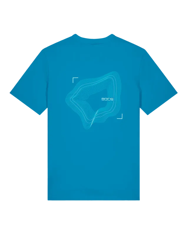 Minirig Wavey Tee Sapphire Back