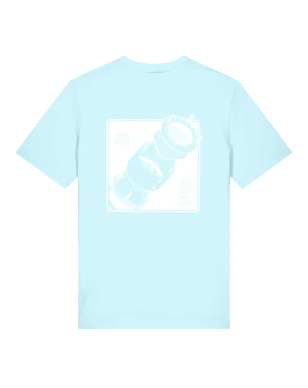 Minirig Explosion Tee Carolina Blue - Back