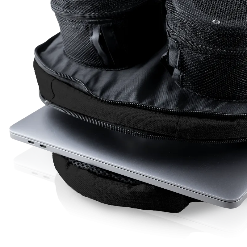 Minirig Black Rucksack Bag with Laptop