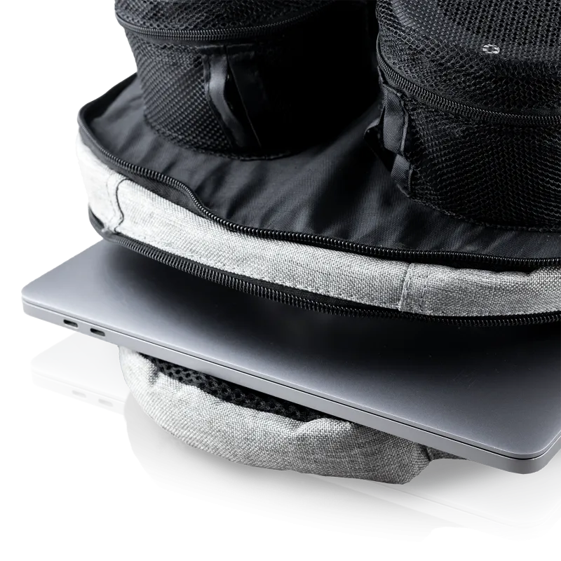 Minirig grey rucksack bag laptop