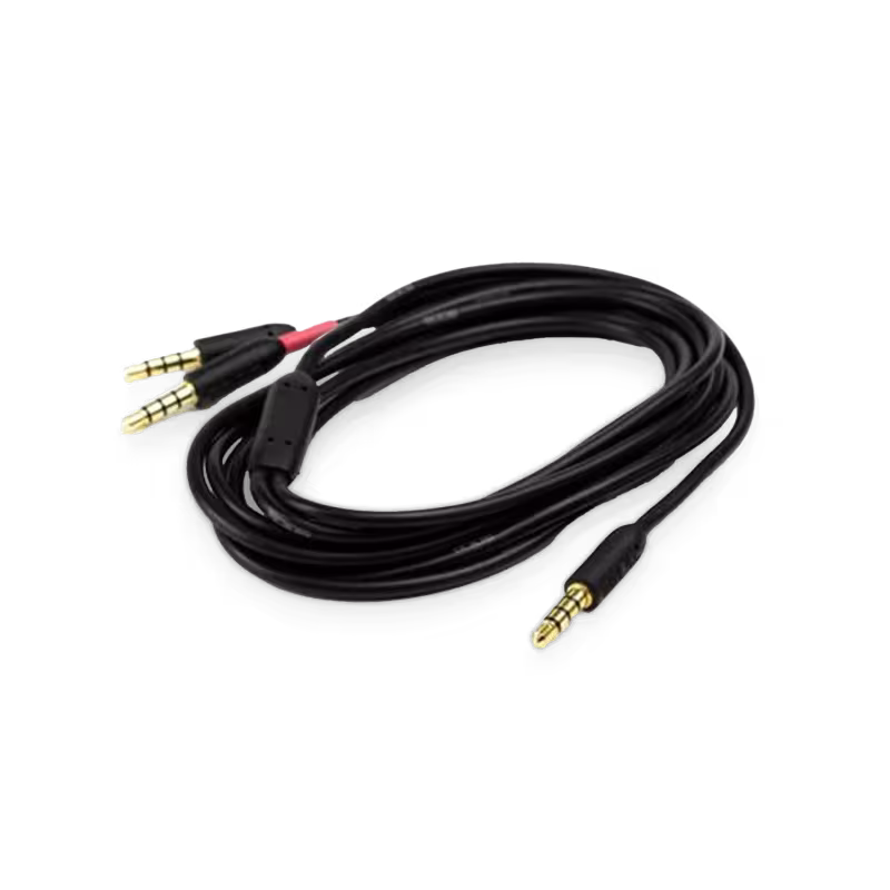 Switched L/R Y splitter cable