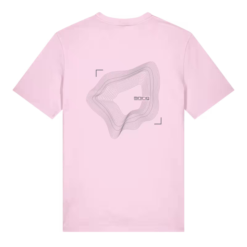 Minirig Wavey Pink Tee Shirt Back